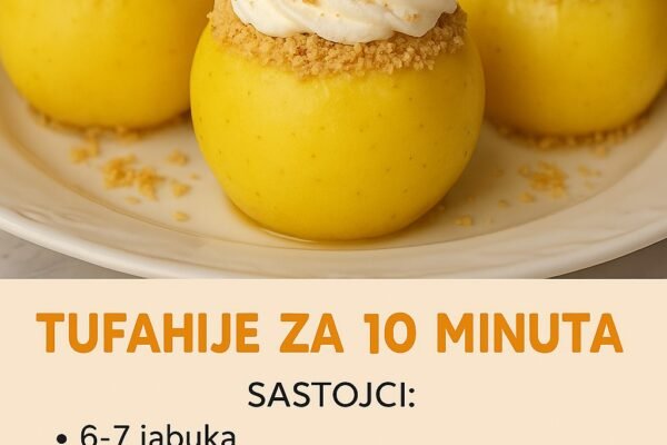 Samo 3 sastojka i bez pečenja – Tufahije koje su zaludele internet!