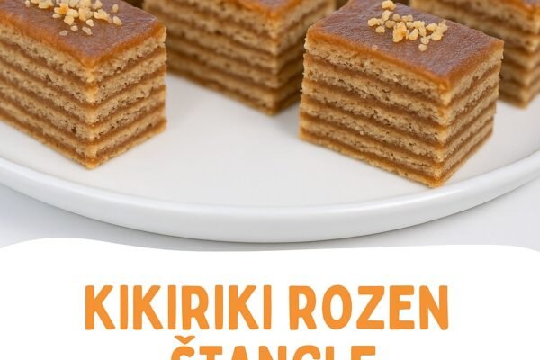 Zaboravi na klasične kolače – Kikiriki Rozen štangle osvajaju ukusom!