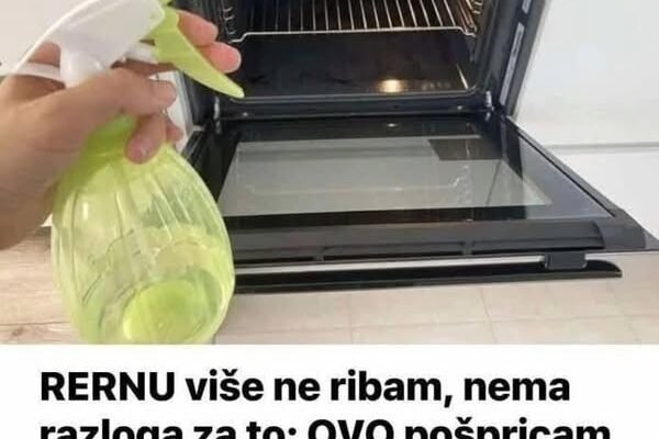 RERNU više ne ribam, nema razloga za to: OVO pošpricam uveče, a ujutro samo obrišem krpom – pećnica je kao nova!