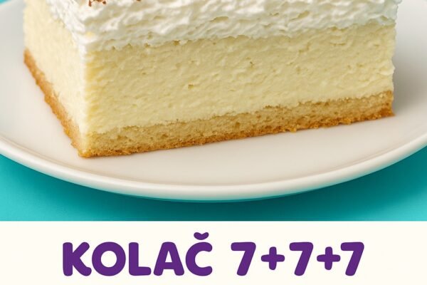 JESTE LI PROBALI KOLAČ 7+7+7? Nakon što pogledate recept bacit ćete se na posao!