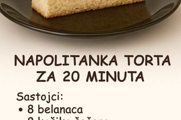 NAPOLITANKA TORTA ZA 20 MINUTA! BRZO I JEDNOSTAVNO!