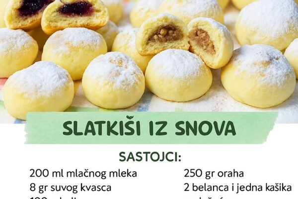 Svi traže ovaj recept! Mekane kolačiće naprosto svi obožavaju