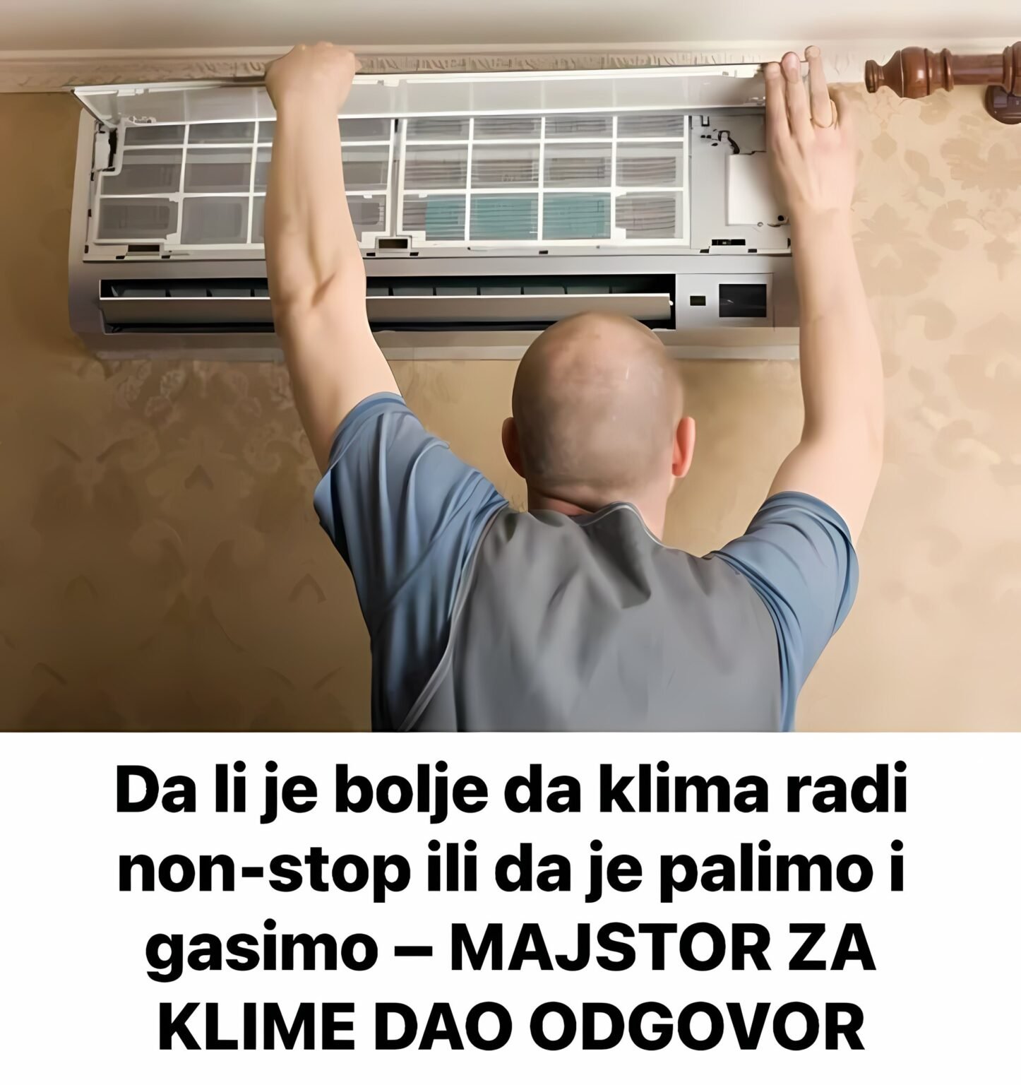 Stop Ne Radi Da li je bolje da klima radi non-stop ili da je palimo i gasimo ...
