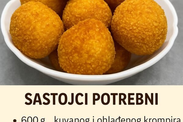 Kroketi sa sirom – Hrskavi i sočni zalogaji