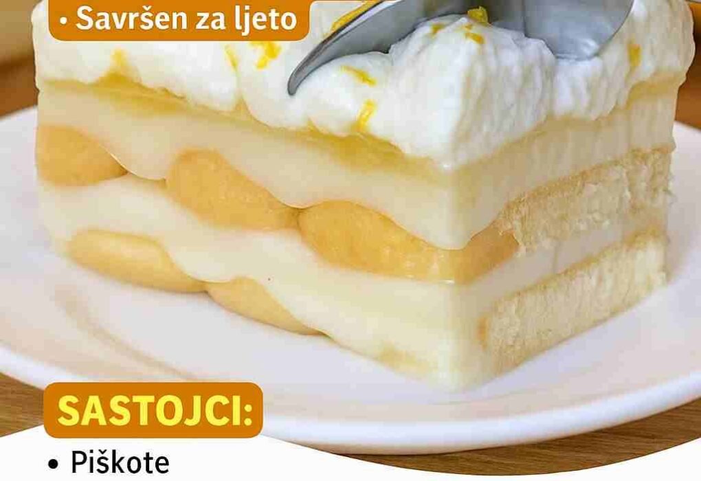 OVAJ LIMUN TIRAMISU JE BOŽANSTVEN ❤🍋 Tako kremasto, mirisno i jednostavno za napraviti!