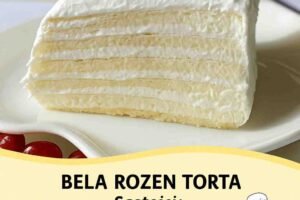 NEODOLJIVA BELA ROZEN TORTA: Beli anđeo koji će vas osvojiti!