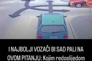 I NAJBOLJI VOZAČI BI SAD PALI NA OVOM PITANJU: Kojim redoslijedom prolaze automobili – IZGLEDA JEDNOSTAVNO, ALI…