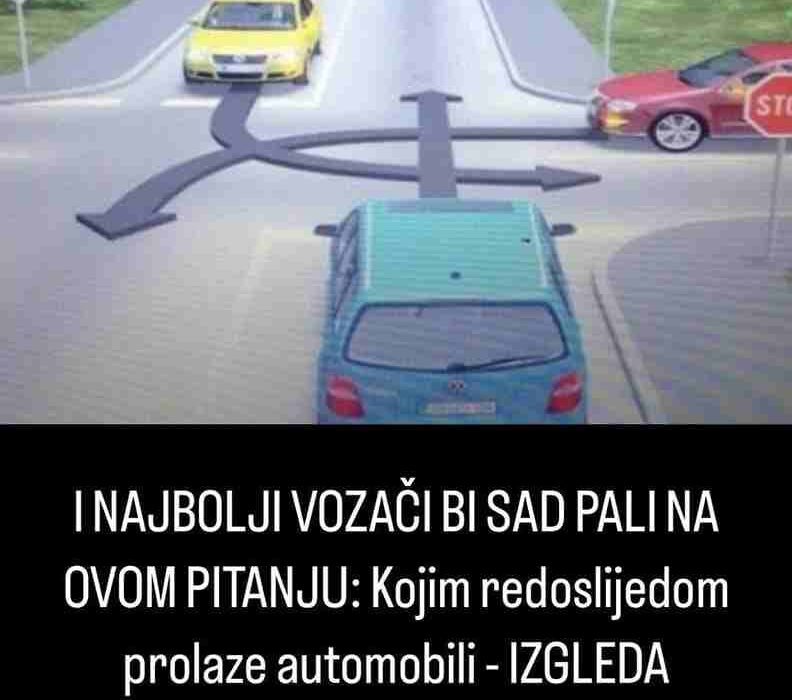 I NAJBOLJI VOZAČI BI SAD PALI NA OVOM PITANJU: Kojim redoslijedom prolaze automobili – IZGLEDA JEDNOSTAVNO, ALI…