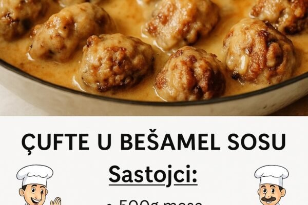 ĆUFTE U BEŠAMEL SOSU ZAPEČENE U RERNI: Nešto ovako dobro još niste probali!