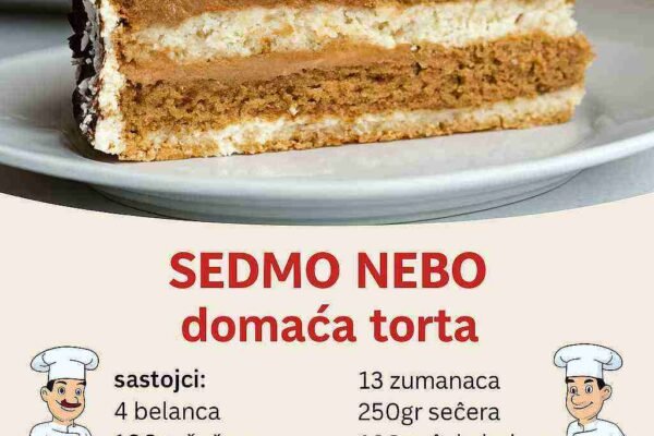 Sedmo Nebo – Čokoladni užitak sa kokos korom koji će vas očarati!