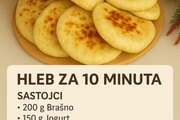 Hleb za 10 minuta. Nema pećnice. Ovo je najukusnija stvar koju sam ikada jeo.