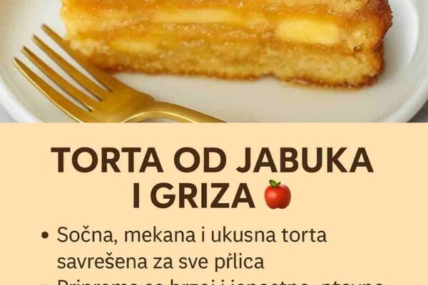 🍎✨ NEVJEROVATNA POSLASTICA OD JABUKA – Sočna, mirisna i topi se u ustima! 😋