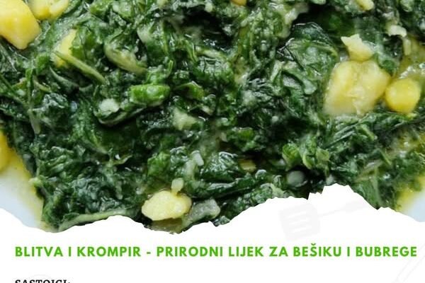 Blitva i krompir – Prirodni lijek za bešiku i bubrege