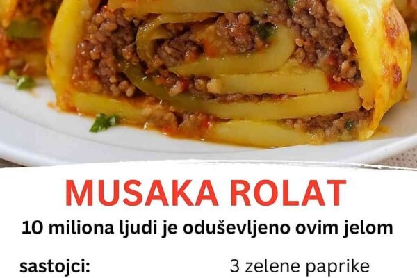 Musaka rolat koji je osvojio internet – Recept koji svi žele imati!