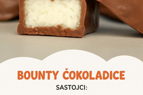 BOUNTY ČOKOLADICE: Napravite ih sami, za to vam treba samo 10 minuta!