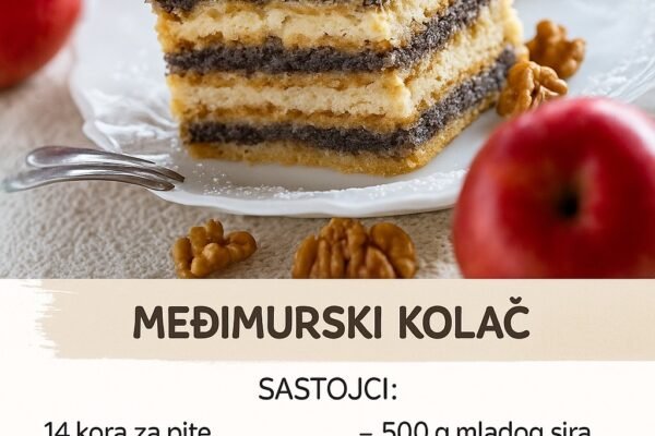 MEĐIMURSKA GIBANICA: Kolač koji ćete obožavati