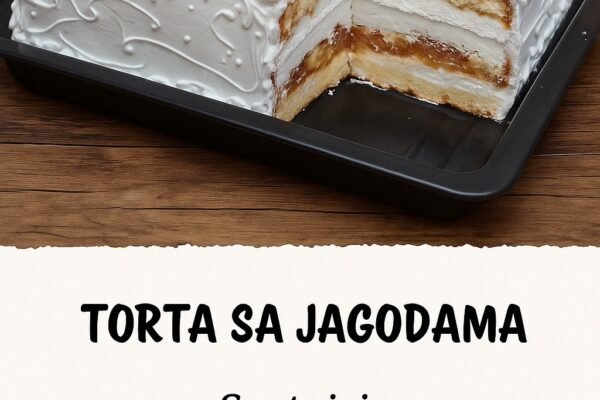 TORTA SA JAGODAMA: Pojedem dvije cijele torte dnevno – toliko je dobra da joj ne mogu odoljeti!